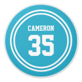 Editierbare Streifen und Hintergrundfarbe sportlic Keramikknauf (Vorderseite)