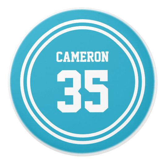 Editierbare Streifen und Hintergrundfarbe sportlic Keramikknauf (Vorderseite)