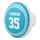 Editierbare Streifen und Hintergrundfarbe sportlic Keramikknauf (Rechts)