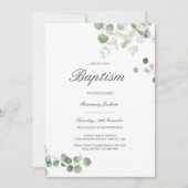 Editierbare Taufen Einladung, angepasste Taufe Einladung (Vorderseite)