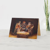 Editierbare Three Wise Men Epiphany Weihnachtskart Karte (Vorderseite)