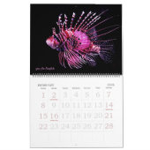 Editierbare tropische Fische Kalender (Feb 2026)