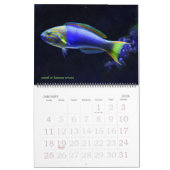 Editierbare tropische Fische Kalender (Jan 2026)
