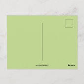 Editierbare Tulipen und Ostereier auf Gras Oster Postkarte (Rückseite)