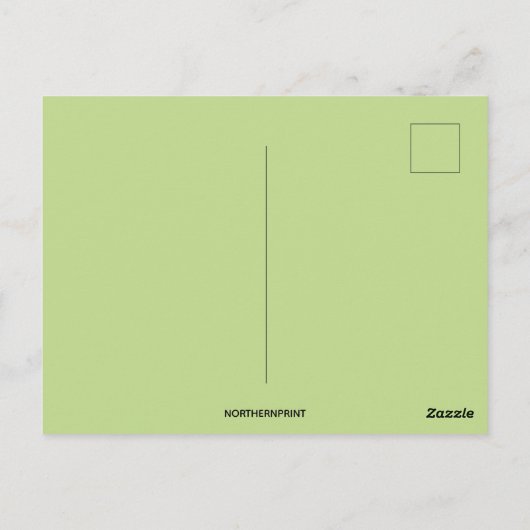 Editierbare Tulipen und Ostereier auf Gras Oster Postkarte (Rückseite)