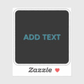 Editierbare, übersichtliche Buchstaben mit Schlags Aufkleber (Blatt)