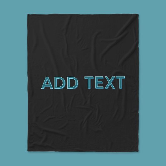 Editierbare, übersichtliche Buchstaben mit Schlags Fleecedecke