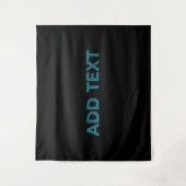 Editierbare, übersichtliche Buchstaben mit Schlags Wandteppich (Vorderseite)