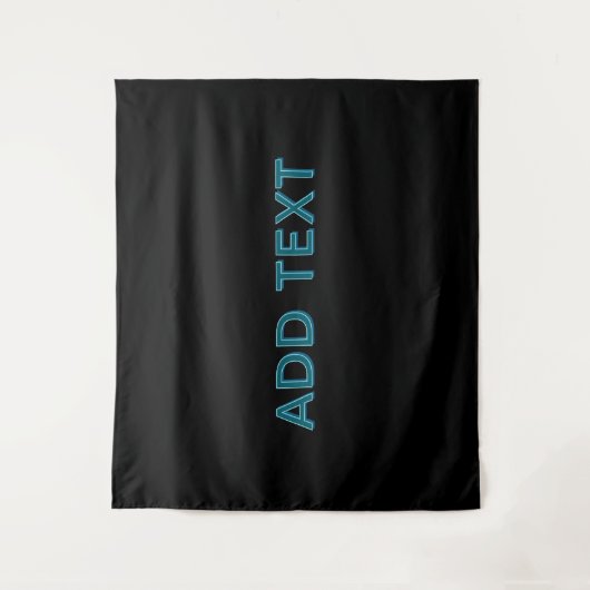 Editierbare, übersichtliche Buchstaben mit Schlags Wandteppich (Vorderseite)