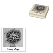 Editierbare Verzierte Sun Sketch Gummistempel (Stempel)
