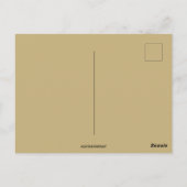 Editierbare Vintage Neujahrsgrüße Postkarte (Rückseite)