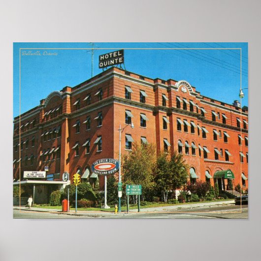 Editierbare Vintage Postkartendrucke aus den 70er  Poster (Vorne)