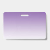 (Editierbare) violette Ombre-Farbe & Ihr Text Ausweis (Rückseite)