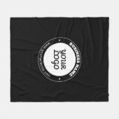 Editierbare Vorlage für Rundschreiben und hochgela Fleecedecke (Vorderseite (Horizontal))