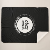 Editierbare Vorlage für Rundschreiben und hochgela Sherpadecke (Vorderseite (Horizontal))