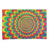Editierbarer 70er Retro Hippie Psychedelic Pillow Kissenbezug (Vorderseite-Rechts)