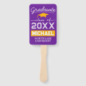 Editierbarer Abschluss Garden Flaggenname und Schu Fächer (Vorderseite)