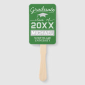 Editierbarer Abschluss Garden Flaggenname und Schu Fächer (Vorderseite)