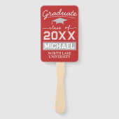 Editierbarer Abschluss Garden Flaggenname und Schu Fächer (Vorderseite)