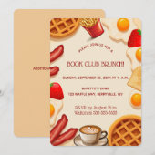 Editierbarer Brunch Einladung (Vorne/Hinten)