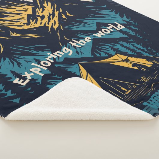 Editierbarer Camping Sherpadecke (3/4)