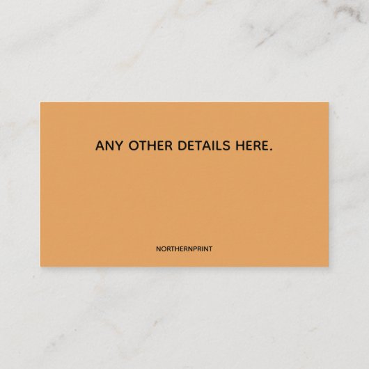 Editierbarer Carpenter Circular Saw Blade Visitenkarte (Rückseite)