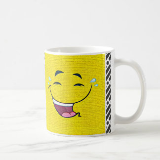 Editierbarer Cartoon-Gesichtsausdruck Kaffeetasse