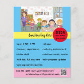 Editierbarer Day Care Flyer (Vorne)