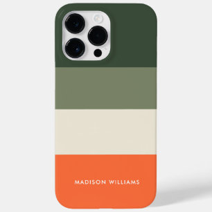 Editierbarer Farbblock Horizontaler Streifen Case-Mate iPhone 14 Pro Max Hülle
