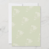 Editierbarer Farbhandschuh Fresh Off Market BS Einladung (Rückseite)