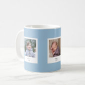 Editierbarer FarbHoliday Instant Foto Style Kaffeetasse (Vorderseite Links)