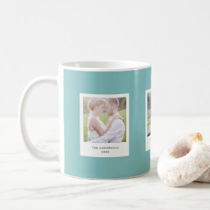 Editierbarer Farbzeitstil für Instant-Foto Kaffeetasse