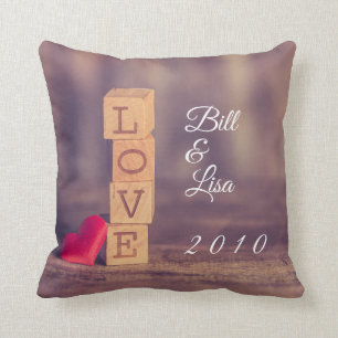 Editierbarer Gegner Keepake oder Valentinpillow Kissen