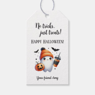 Editierbarer Halloween Trick oder Treat Goody Bag Geschenkanhänger