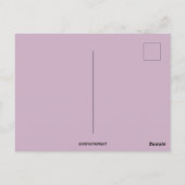 Editierbarer Kreis Tulips Ostergruß Postkarte (Rückseite)