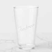 Editierbarer Name Trinkbehälter Tumbler (Vorderseite)