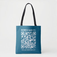 Editierbarer Ocean Blue QR-Code