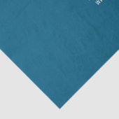 Editierbarer ozeanblauer QR-Code Seidenpapier (Detail)