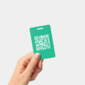 Editierbarer QR Code Generieren Sie Ihren eigenen Ausweis (Handheld)