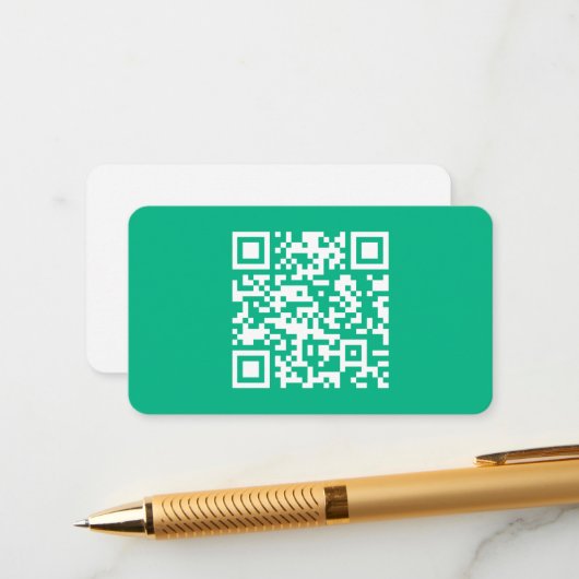 Editierbarer QR Code Generieren Sie Ihren eigenen Begleitkarte (Vorderseite/Rückseite Beispiel)