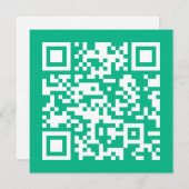 Editierbarer QR Code Generieren Sie Ihren eigenen Mitteilungskarte (Vorne/Hinten)