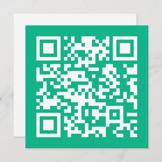 Editierbarer QR Code Generieren Sie Ihren eigenen  Mitteilungskarte (Vorne/Hinten)