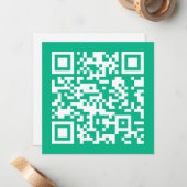 Editierbarer QR Code Generieren Sie Ihren eigenen  Mitteilungskarte (Vorderseite/Rückseite Beispiel)