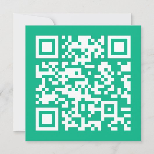 Editierbarer QR Code Generieren Sie Ihren eigenen  Mitteilungskarte (Vorderseite)