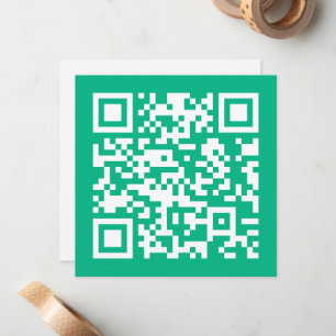 Editierbarer QR Code Generieren Sie Ihren eigenen  Mitteilungskarte