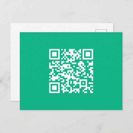 Editierbarer QR Code Generieren Sie Ihren eigenen Postkarte (Vorne/Hinten)