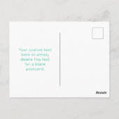 Editierbarer QR Code Generieren Sie Ihren eigenen Postkarte (Rückseite)