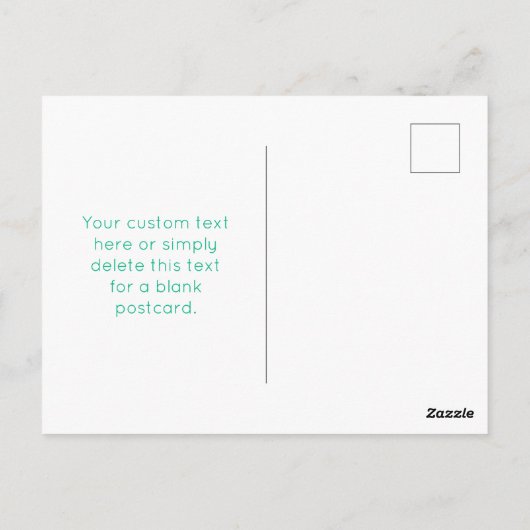 Editierbarer QR Code Generieren Sie Ihren eigenen Postkarte (Rückseite)