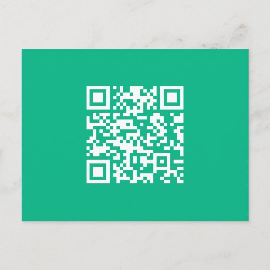 Editierbarer QR Code Generieren Sie Ihren eigenen Postkarte (Vorderseite)
