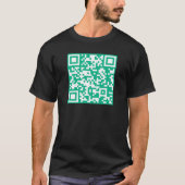 Editierbarer QR Code Generieren Sie Ihren eigenen T-Shirt (Vorderseite)